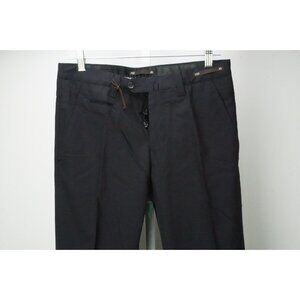 PT01 Slim Fit Stretch Wool Blend blue Mens Dress Pants Trousers Sz 46 EU NEW